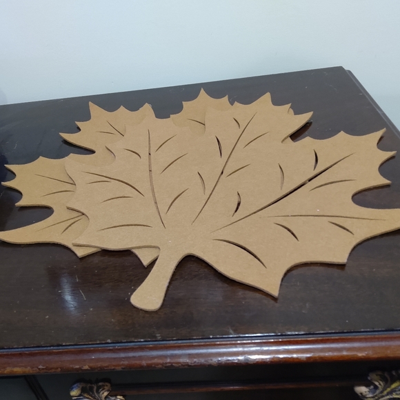 JCPENNEY Leaf 2 PC Placemats Khaki - Picture 4 of 7